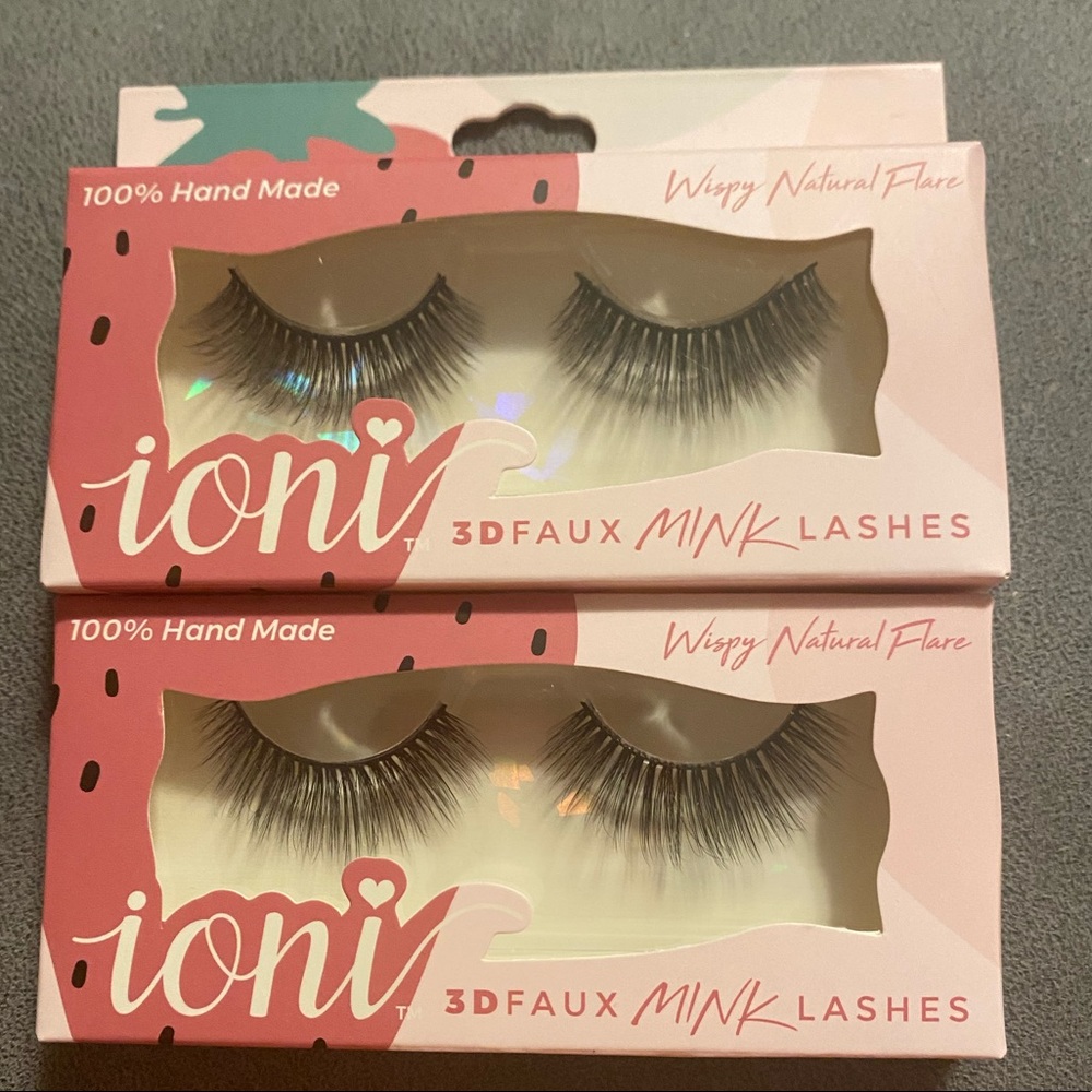💜ioni Wispy NaturalFlare 3DFaux MinkLashes#686635